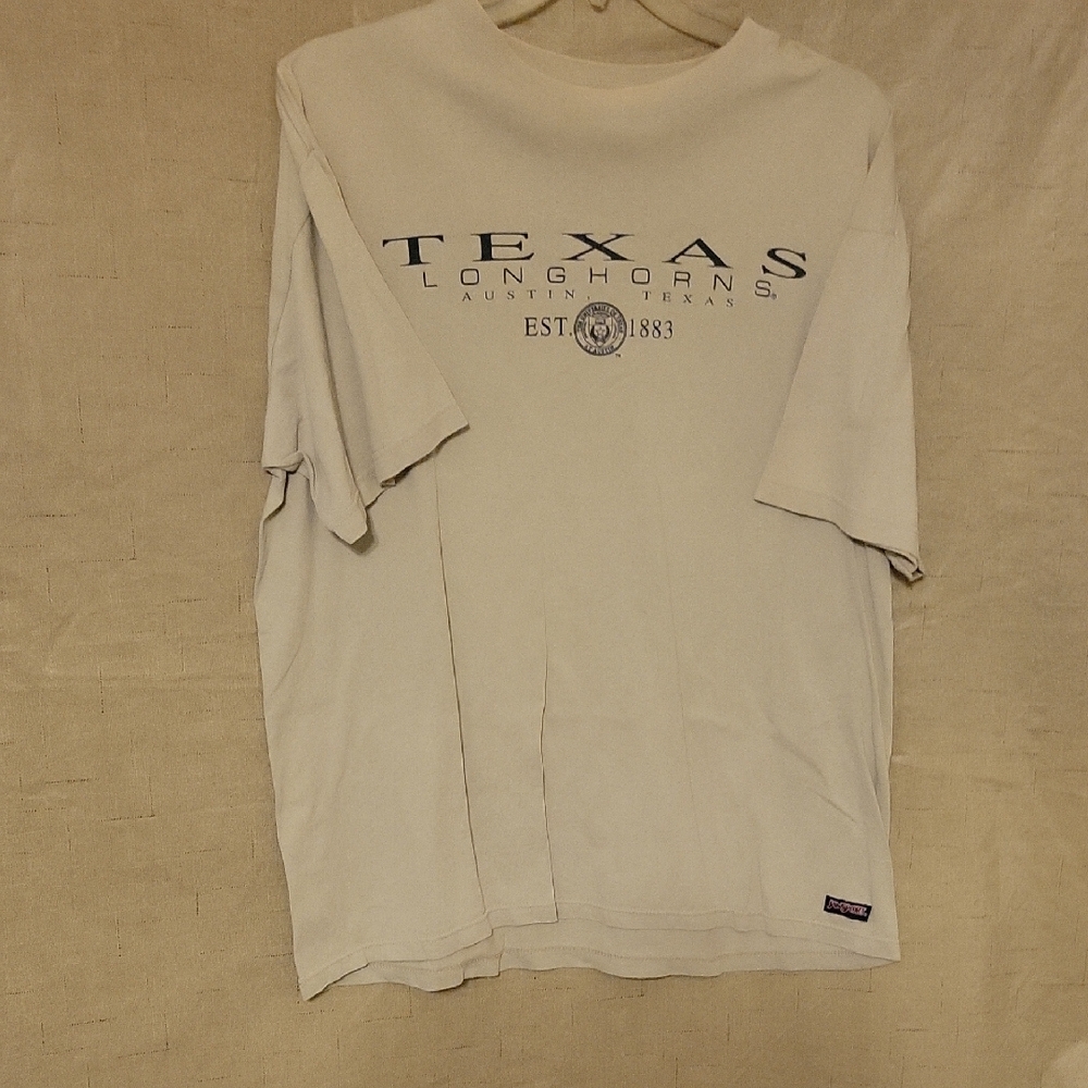 Jansport Cream Short Sleeve Tee Texas Design